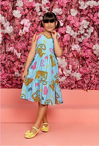 Vestido Onça Blue