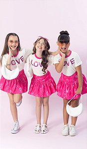 Combinadinho Balonê Love Pink