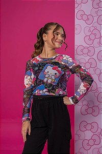 Conjunto Infantil Gatinha Hello Kitty