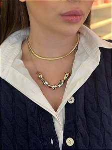colar duplo orgânico