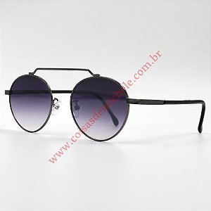 @ Óculos de sol Bangkok chumbo lente preta degrade