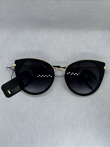 @ Óculo de sol gatinho dourado RB