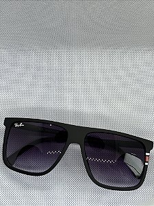 @ Óculos de sol quadrado preto fosco - bandeira