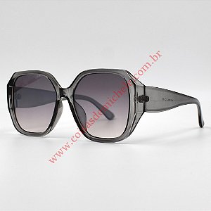 Óculos de sol Mara cinza translúcido