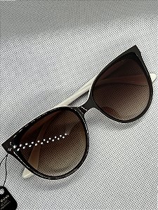 @ Óculos de sol gatinho marrom e branco