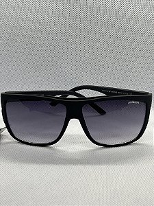 @ Óculos de sol quadrado preto lente degradê ARM polarizado
