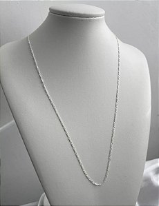 @ Corrente 3x1  50cm - 1mm - Prata 925