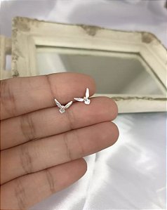 Brinco Divino Espírito Santo P - Prata 925*