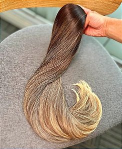 Cabelo Brasileiro Do Sul Morena Iluminada Praiana Liso 100G