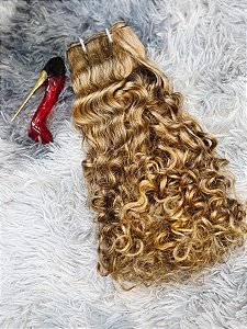 Cabelo Brasileiro Regional Loiro Médio 150G / 50,55cm No Ponto Americano
