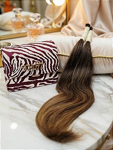 Cabelo Brasileiro Morena Iluminada 70cm 180g
