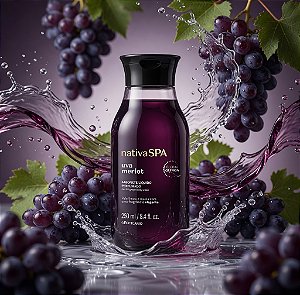 Sabonete Líquido Nativa SPA Uva Merlot 250ml