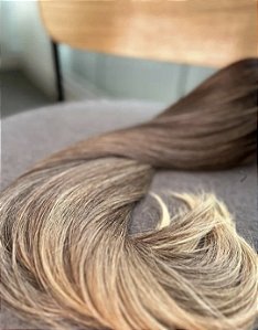 Cabelo Brasileiro do Sul Morena Praiana 50cm 50g