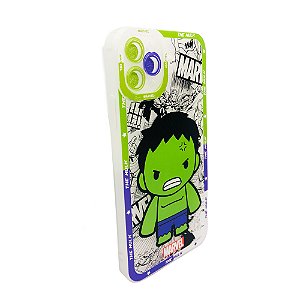 Case Capinha Incrivel Hulk Marvel Celular iPhone 13 Pro