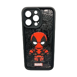 Case Capinha Deadpool  Marvel Celular iPhone 16 Pro Max
