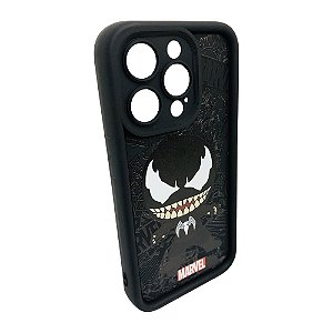 Case Capinha Protetora Venom Marvel Celular iPhone 14 Pro