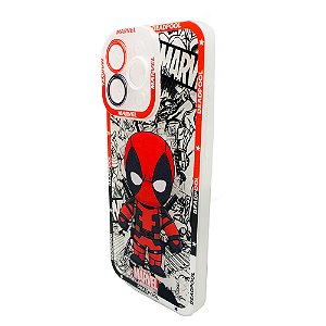 Case Capinha Deadpool  Marvel Celular iPhone 16 Pro