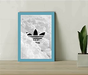 Quadro Decorativo Star Cloud Sala Escritório +Vidro 33x25 A4