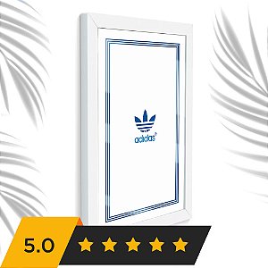 Quadro Decorativo Copa Blue Clas Loja Empresa + Vidro 33x25