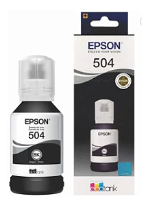Tinta De Impressora Epson T504 Preto De 127 ml Original