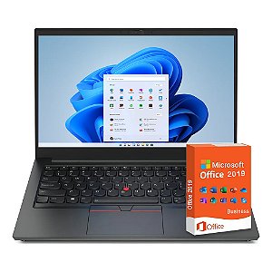Notebook Lenovo 16gb Thinkpad E14 Intel I7 NVMe 240 +Office
