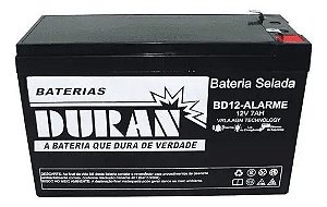 Bateria Selada Vrla Agm 12v 7ah Alarme Duran