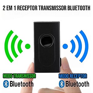 Adaptador Receptor Transmissor Bluetooth para Tv Som Audio P2 BT-500