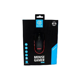 Mouse USB Gamer Hoopson MSG-202 3600dpi Preto com Led