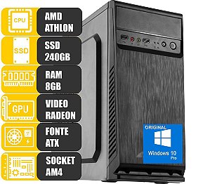 COMPUTADOR MDI PC AMD ATHLON 3000G / 8GB / 240SSD