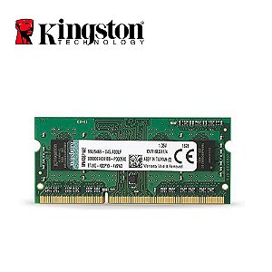 Memoria De Notebook Ddr3 4Gb 1600 Kingston Low Voltage 1,35 Kvr16Ls11/4