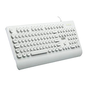 Teclado oex Pop ABNT2 Usb Branco TC400