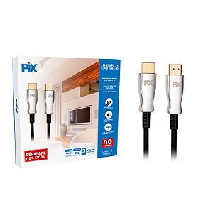 CABO HDMI 2.1 - 8K HDR - 32AWG - 40M - FIBRA OTICA ATIVA