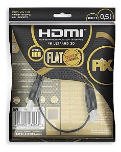 CABO HDMI 2.0 - 4K HDR 19P 0.5M - FLAT