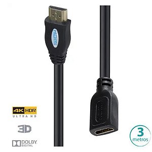 CABO EXTENSOR HDMI 2.0 4K C/ FILTRO 3M H20F-3