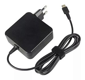 Fonte Carregador Para Notebook Lenovo Dell Hp 65w Type C Usb C  DE-08