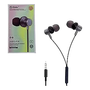 Fone De Ouvido Com Mic E Controle De Volume Shinka
