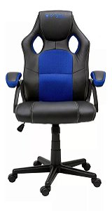Cadeira Gamer Bright Ergonômica Reclinável Azul 120kg