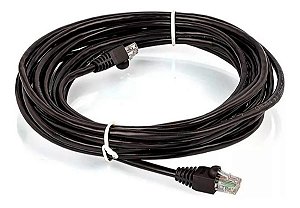 Patch Cord Cat.5E 10M Preto Pc-Ethu100Bk Plus Cable