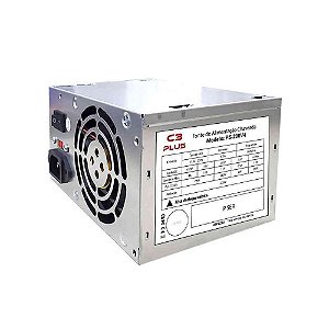 Fonte De Alimentacao C3Plus Atx 200W S/Cabo - Ps-200V4 - C3 Tech
