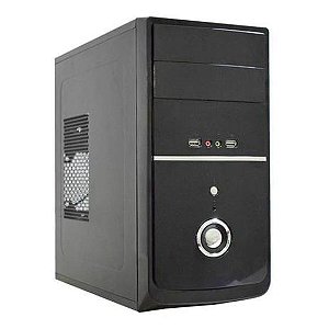 Gabinete 1 Baia Micro Atx 200W Black Piano Cm-3B22 K-Mex