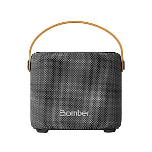 Caixa De Som Bluetooth Bomberbag Cinza Portátil 12w Potente