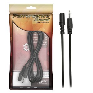 Cabo Extensor De Fone P2xP2 Estereo J2 Estereo 1,8M Pix