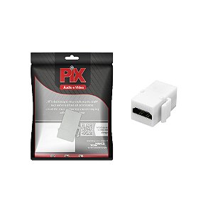 Pix Plug Keystone Hdmi Fêmea Emenda 1.4 E 2.0 Tomada Espelho