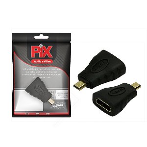 Adaptador Micro Hdmi Macho Para Hdmi Femea Para Camera Canon