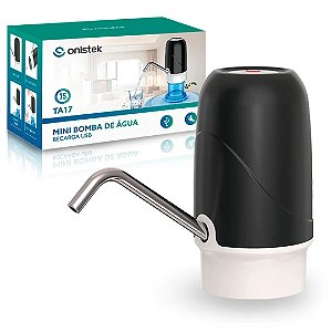 Bomba Para Galão De Agua 20 Litros Recarregável Usb On-Ta17