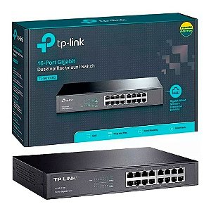 Switch 16 Portas Gigabit Para Rack Tl-Sg1016D Tp-Link
