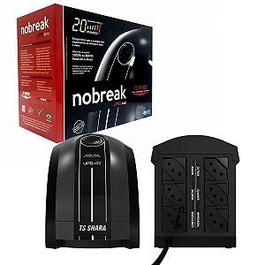 Nobreak Ups Mini 600va Bivolt/115v 4003 Ts Shara 6 Tomadas
