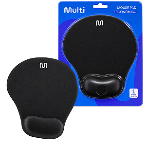 Mousepad Com Apoio De Pulso Em Gel Multilaser Ergonomico