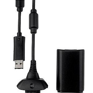 Carregador E Bateria Para Controle Xbox 360 7.600mah LB-5123