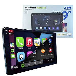 Kit Multimidia De Carro Android Auto Carplay 9'' Gps 2gb 32g
